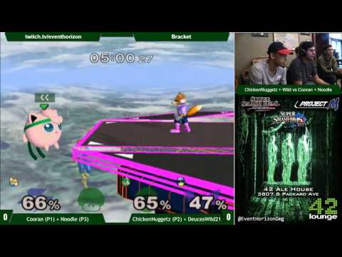 Construct 60 - ChickenNuggetz+DeucesWild21 vs Cooran+Noodle - Melee Doubles