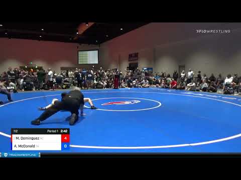 112 Lbs Round 2 - Martha Dominguez, NC Vs Alexandria McDonald, TN E392