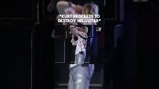 The Most Unhinged Nirvana Moment  #nirvana #music