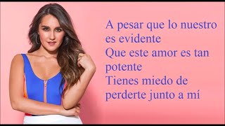 LAGRIMAS (Letra) DULCE MARIA [VERSION SOLA]