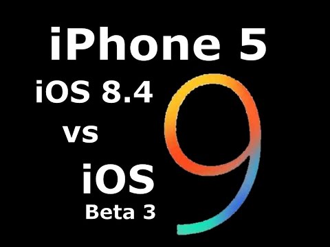 iOS 9 Beta 3 vs 8.4 on iPhone 5
