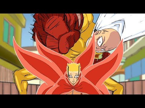 Naruto mode baryon vs saitama part2 by aunimation