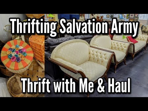 Thrifting at The Salvation Army Thrift Store | Shop with Me & My Haul | Thrifting in 2023