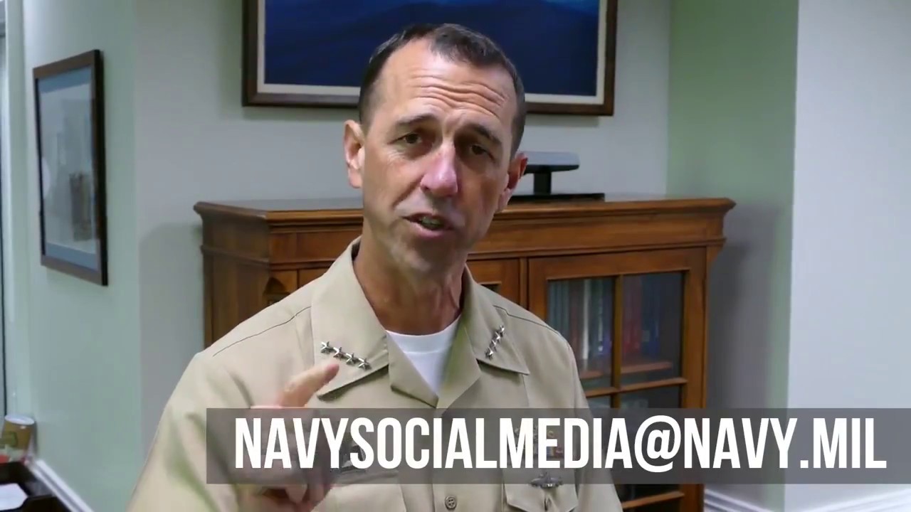 CNO and MCPON to answer your questions on Facebook Live