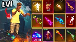 Free Fire NOOB Poor Id To Rich PRO Id😍 In 9000 