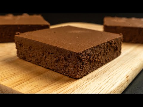 Only 2 INGREDIENTS and NO SUGAR! Delicious and simple chocolate dessert!
