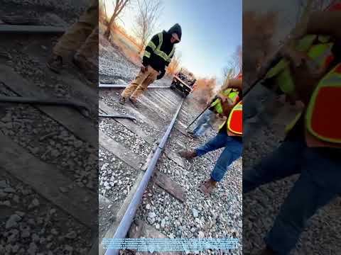 Driving the Line: How a Single Spike Anchors Tons of Steel