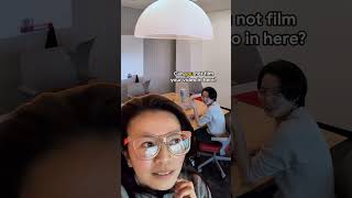 Oh, ok. I guess we won’t film in here.