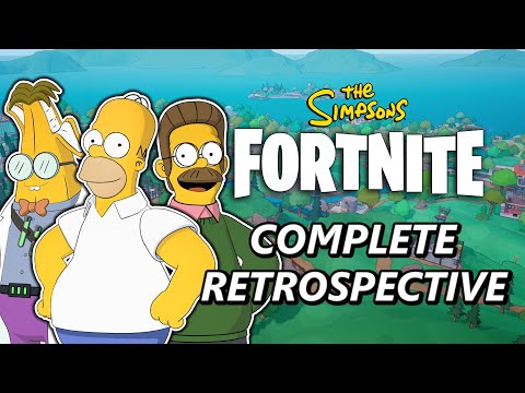 The Simpsons in Fortnite - Ranking Every Simpsons Game