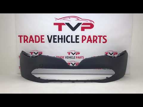 Fits Renault Clio 2013-2016 Front Bumper Primed No Pdc Or Washer Holes video