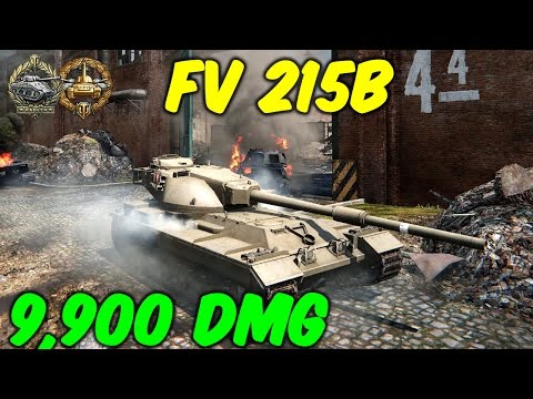 World Of Tanks | FV 215b - 9900 Damage - 8 Kills