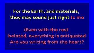 sufjan stevens - come on! feel the illinoise!  (karaoke)