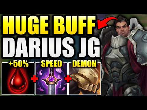 RIOT JUST GAVE DARIUS JUNGLE A CRAZY CLEAR SPEED BUFF! (Easiest 10cs PER MINUTE)