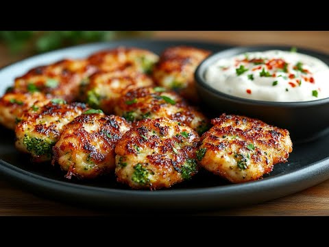 Only 4 Ingredients?! These Chicken Fritters Are Jenius!