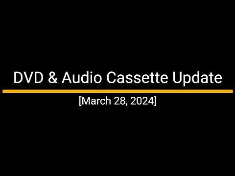DVD- und Audiokassetten-Update [28. März 2024]