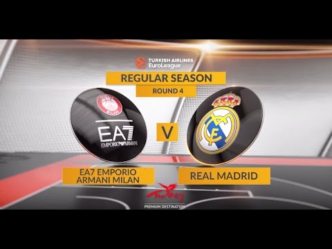 EuroLeague Highlights RS Round 4: EA7 Emporio Armani Milan 90-101 Real Madrid