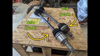 Subaru Impreza Replace CV Axle, Ball Joints, and Steering Knuckles...in a Really Dumb Order