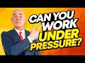 Tell Me About A Time You Worked Under Pressure! (How to ANSWER this Behavioural Interview Question!)