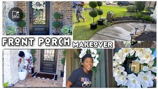 New ✨ FRONT PORCH MAKEOVER 2022 On a Budget | CLEAN AND DECORATE WITH ME