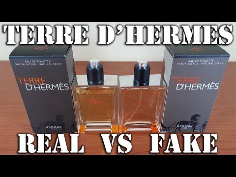Part of a video titled Terre d'Hermes EdT - Fake fragrance - YouTube