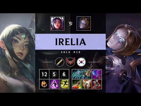 Irelia Mid vs Orianna - KR Grandmaster Patch 25.21