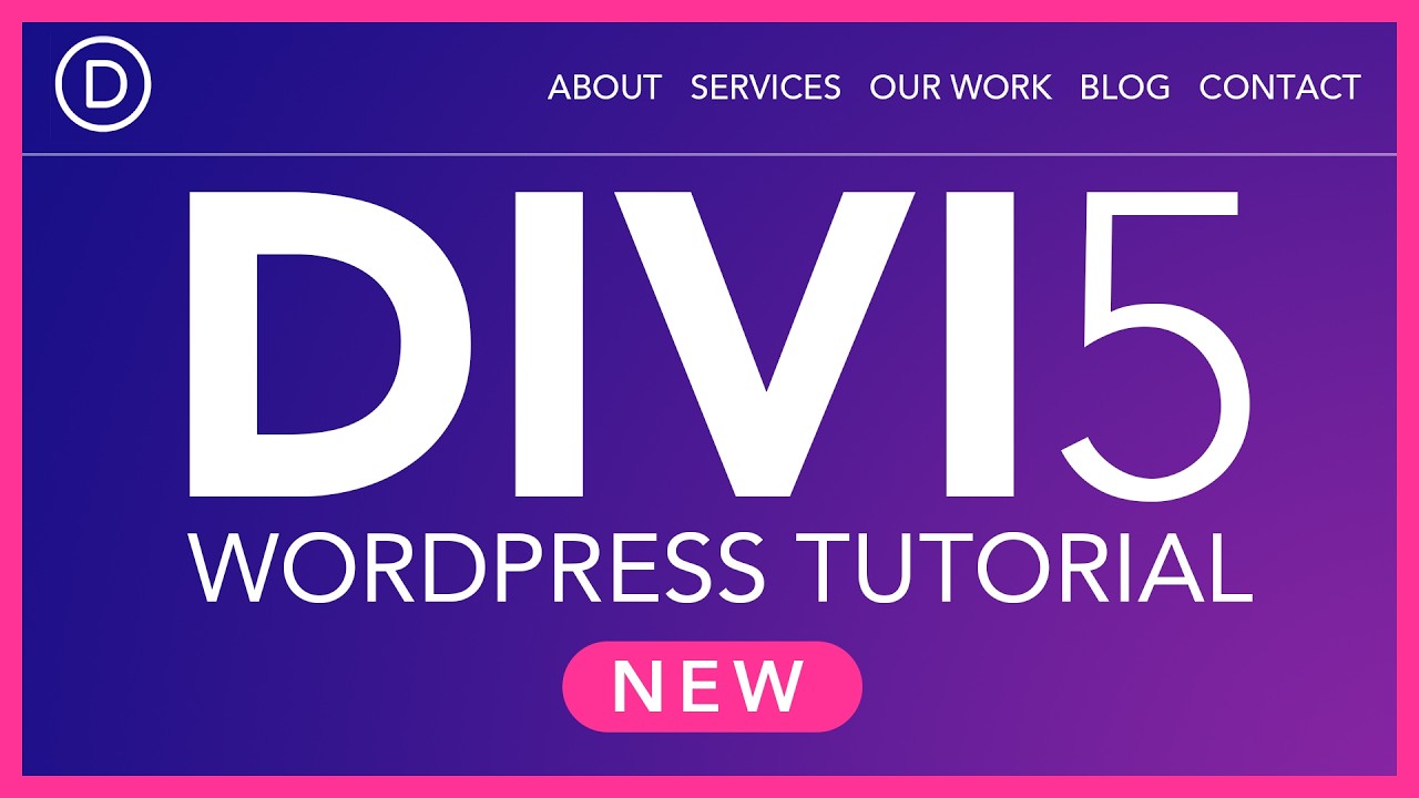 How to Make a Professional WordPress Website with Divi 5 (Step-by-Step Tutorial 2026)