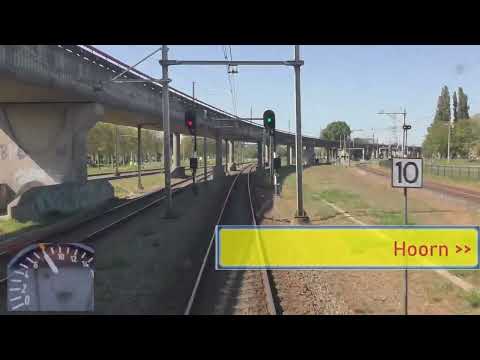 Meerijden met de machinist van Amsterdam naar Den Helder. ( met snelheidsmeter ).