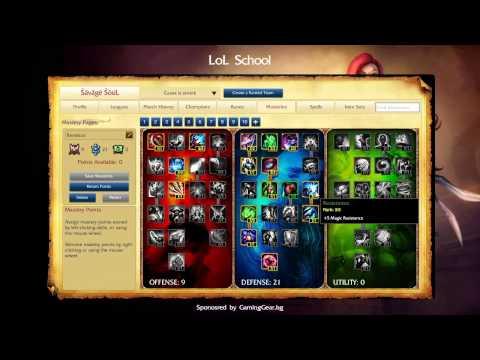 AFKTV045.P06 - LoL school with Savage Soul playing Renekton part 2 runes and masteries