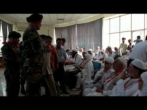 Srinagar: GoC Chinar corps meets hajj yatris, wishes them safe journey