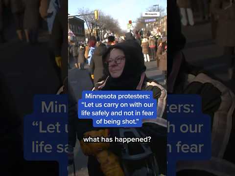 Minnesota protesters: "Let us carry on with our life safely and not in fear of being shot.”