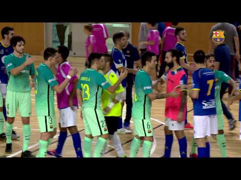 [HIGHLIGHTS] Futsal (Copa del Rei) Castelldefels – FC Barcelona Lassa (2-3)