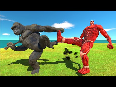infinity Battle | Colossal Titan vs King Kong - ARBS