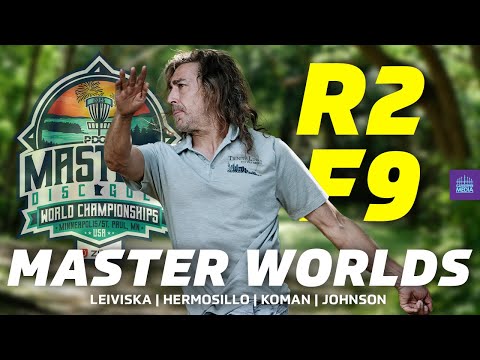 2025 PDGA Professional Masters World Championships | R2F9 | Leiviska, Hermosillo, Koman, Johnson