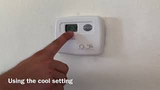 How to use your thermostat