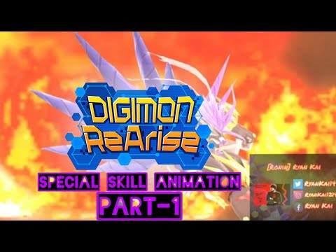 Digimon ReArise Global Version: Special Skill Animation Part-1 2019-2020