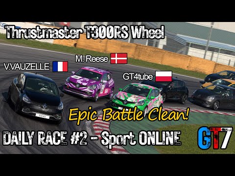 Daily Race #2 - Sport Online - Tsukuba - Renault Clio RS - Epic Battle - Gran Turismo 7 - PS5