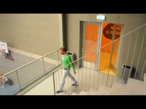 Impressie van het gebruik en de uitvoering van het T-Kwadraat sportcomplex in Tilburg.