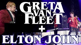 Greta Van Fleet &amp; Elton John [LIVE] - You&#39;re the One | Saturday Night&#39;s Alright For Fighting