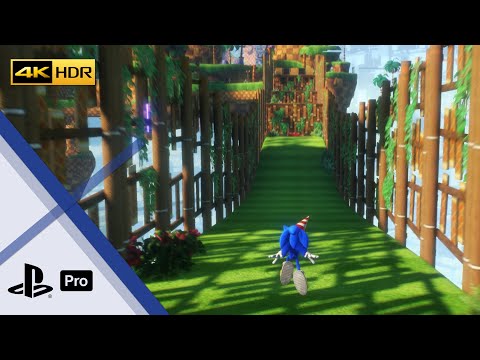 SONIC FRONTIERS 4K 60FPS HDR | PS5 Pro Gameplay Sonic Birthday Outfit (PS Plus Game)