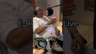 How E-40 records his ad-libs 😂😳