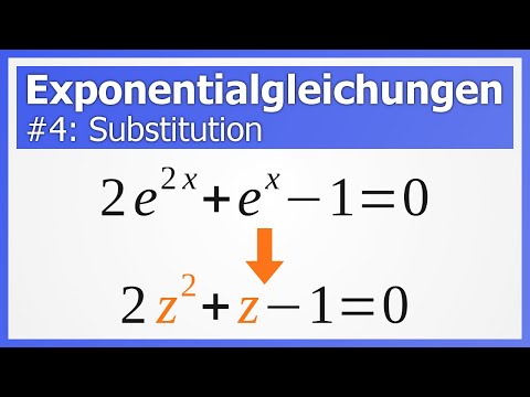 Exponentialgleichungen lösen #4: Substitution (Ersetzen mit z) | How to Mathe