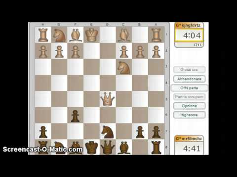Partita online a scacchi parte 11