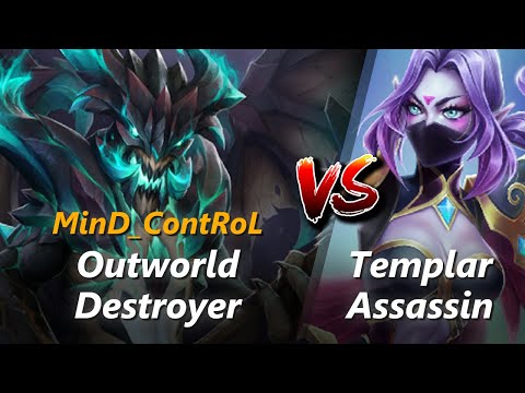 MinD_ContRoL mid Outworld Destroyer vs Templar Assassin | First 10 minutes