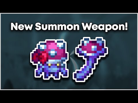 A Great Starter Summon Weapon in Terraria 1.4.5! - Mushroom Staff