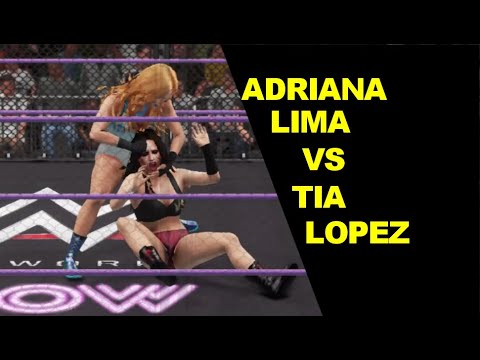 GLOW 1985 Adriana Lima vs Tia Lopez - Steel Cage Match