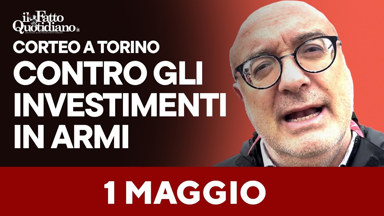 “Investire in armi un trucco per non affrontare la crisi". Le voci dal corteo dell'1 maggio a Torino