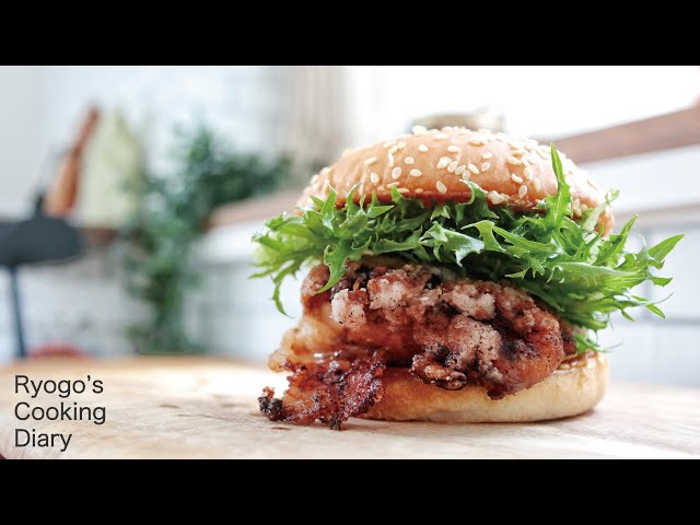 コーラでやわらか食感に 絶品チキンバーガーの作り方 Macaroni