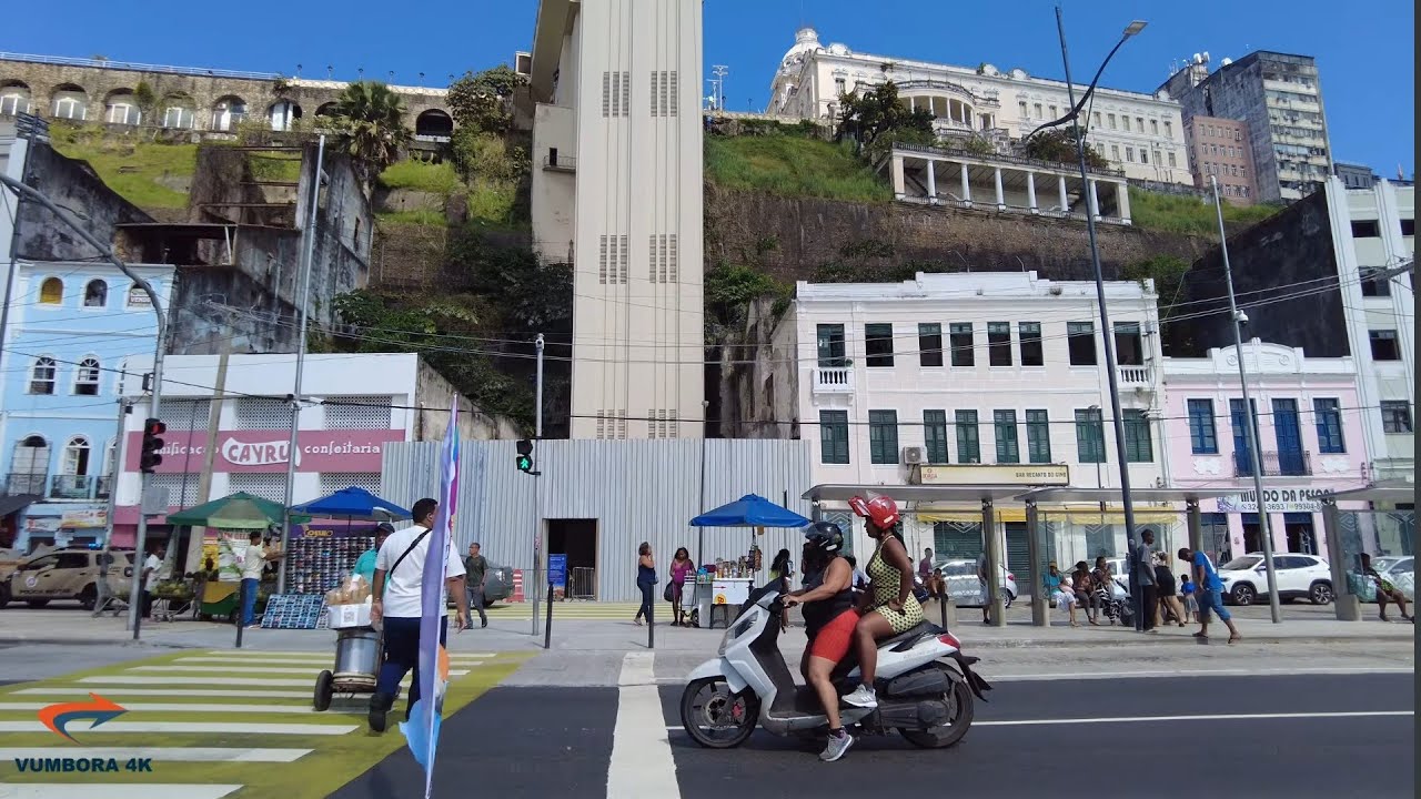 SALVADOR BAHIA - BAIRRO DO COMÉRCIO OBRAS DO ELEVADOR E PRÉDIOS DA CIDADE DA MÚSICA (17/09/2024)