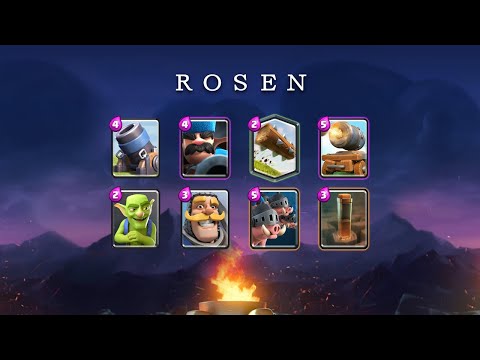 Ｒ Ｏ Ｓ Ｅ Ｎ | Mortar, Royal Hogs deck gameplay [TOP 200] | March 2021