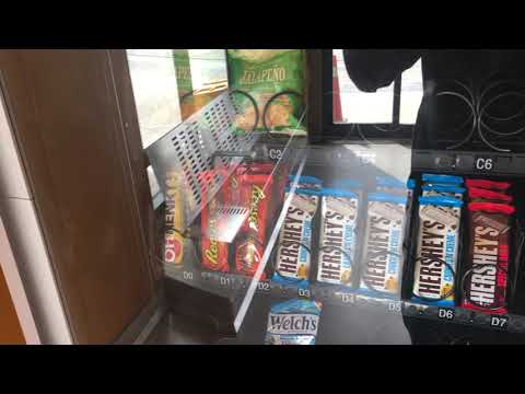 Crane/National Model 167 Snack Machine at The Etobicoke Creek Transitway Station in Mississauga ON